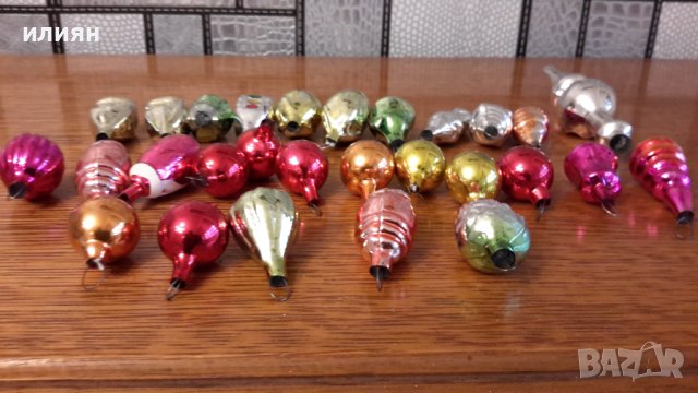 Малки стъклени новогодишни играчки 60лв за всички , снимка 16 - Колекции - 40700254