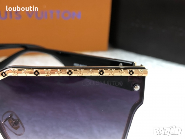 Louis Vuitton 2022 висок клас мъжки слънчеви очила унисекс дамски тип маска, снимка 12 - Слънчеви и диоптрични очила - 36063830