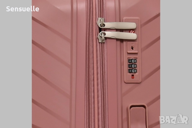 Комплект 3 куфара с колелца, снимка 4 - Куфари - 52679668