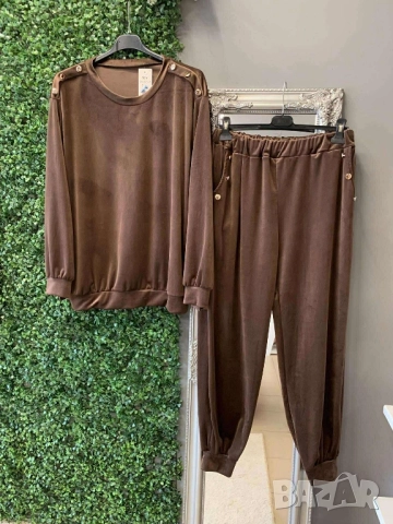дамски екипи от меко кадифе , снимка 2 - Спортни екипи - 52150788