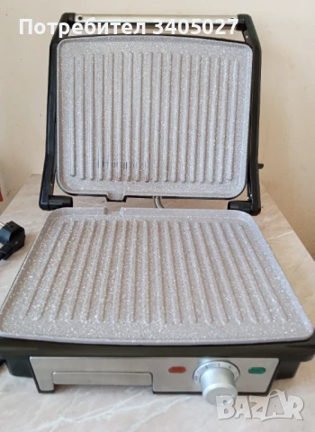 Грил преса Finlux FCG-2008M, снимка 4 - Тостери - 51178186