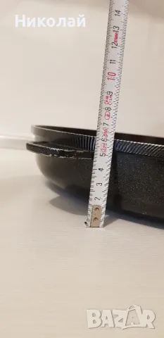 Голям алуминиев тиган, снимка 5 - Съдове за готвене - 50037374