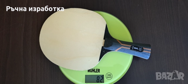 stiga Sauer&Troger хилка за тенис на маса дърво def зъби отбранителна бранителска, снимка 15 - Тенис - 51487299