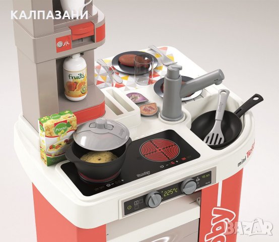 Smoby Детска кухня Smoby тефал с аксесоари и звук 7600311042, снимка 4 - Други - 36001581