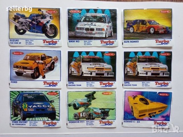 Картинки от дъвки ТУРБО Turbo sport червено-син надпис, снимка 4 - Колекции - 42073391