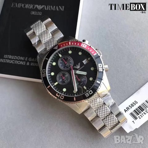 Emporio Armani AR5855 Sport Chronograph. Нов мъжки часовник, снимка 3 - Мъжки - 38800984