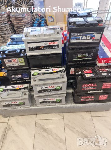 АКУМУЛАТОРИ ВТОРА УПОТРЕБА ВНОС ОТ ИТАЛИЯ 1.00ЛВ. АМПЕРАЖА 