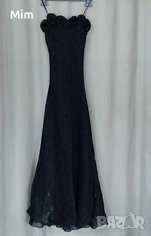 XS/S Черна,и бордо дълги рокли , снимка 3 - Рокли - 52339007