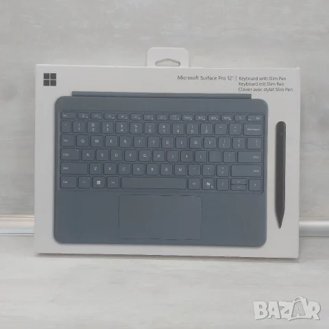 Оригинален луксозен комплект Клавиатура и Стилус Microsoft Surface Pro Keyboard с Surface Slim Pen