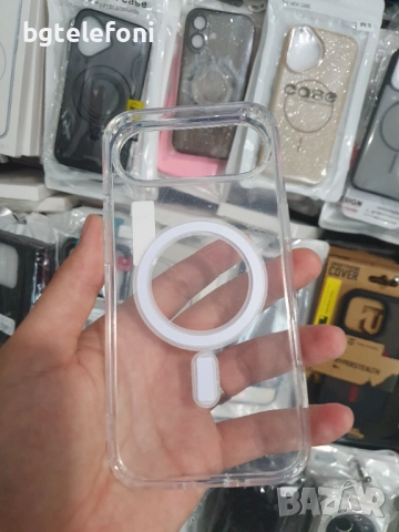 iPhone 17, Air ,17 Pro ,17 Pro Max Acrylic Magsafe Case, снимка 11 - Калъфи, кейсове - 51726275