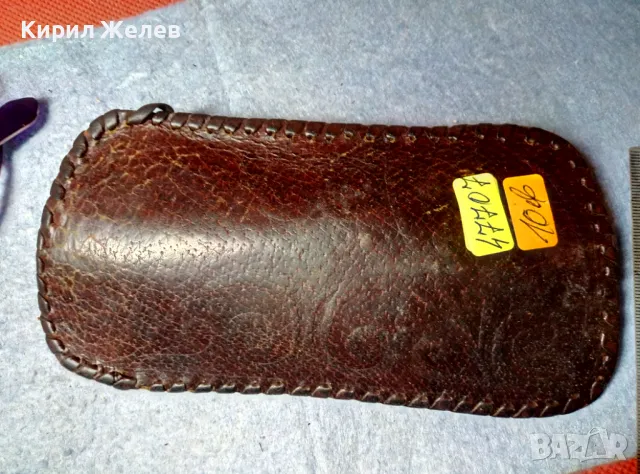CHARM Стари ДИОПТРИЧНИ ОЧИЛА с КРАСИВО ОРНАМЕНТИРАН РЕТРО КАЛЪФ от ЕСТЕСТВЕНА КОЖА 47707, снимка 2 - Антикварни и старинни предмети - 47463600