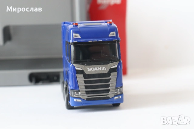 HERPA H0 1/87 SCANIA ВЛЕКАЧ КАМИОН МОДЕЛ, снимка 5 - Колекции - 53644736