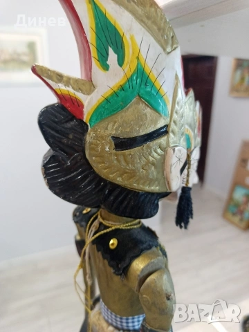 автентична колекционерска кукла wayang golek от остров ява, снимка 14 - Колекции - 53604963