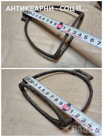 Комплект Стари Ковани Стремена За Езда, Комплект Стари Ковани Шпори За Езда. / НОМЕР 1687., снимка 5 - Антикварни и старинни предмети - 53789157