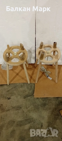 Стойка за дизайнерска бетонна лампа SERAX Concrete – бетоновите абажури липсват, снимка 5 - Други - 52884373