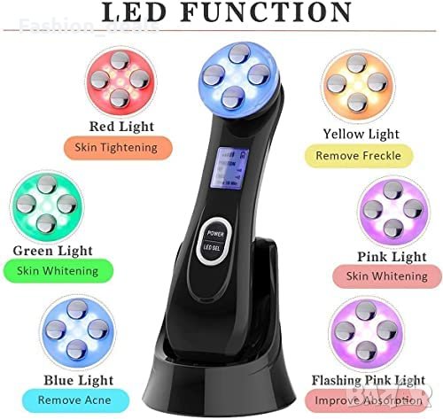 Нов Ултразвуков масажор за лице грижа за кожата Козметичен уред Красота, снимка 2 - Други - 40828687