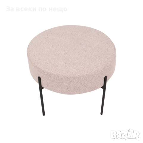 Табуретка RON РОЗОВО/черно Код P1633, снимка 2 - Дивани и мека мебел - 52924589