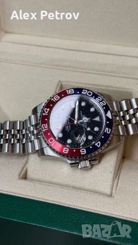 ROLEX GMT PEPSI уникат, снимка 3 - Луксозни - 52387617
