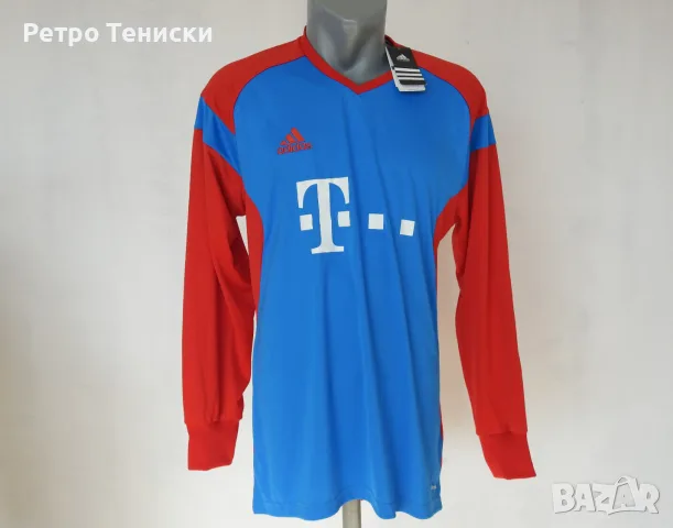 Тениска — Вратарски adidas — Мъже размер L Червено
