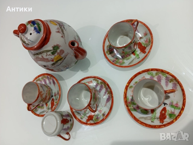 Порцеланов китайски стар сервиз , снимка 15 - Сервизи - 52540581