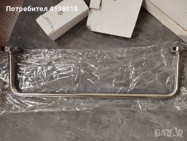 Продавам нова хромирана закачалка тип релса IKEA, VOXNAN, снимка 4 - Аксесоари за кухня - 52001003