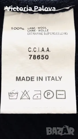 Скъп пухкав пуловер RENÈ LESARD Италия 100% вълна, снимка 6 - Пуловери - 48470461