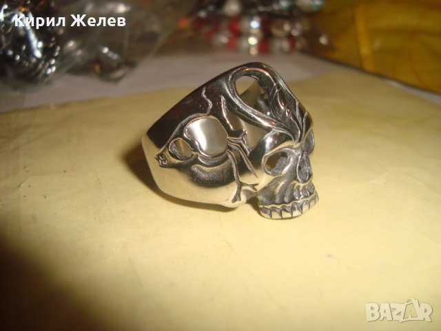 НЕО-ГОТИЧЕСКИ ХЕВИ-МЕТЪЛ СТИЛ ПРЪСТЕН НЕРЪЖДАЕМА СТОМАНА НОВ 24975, снимка 5 - Пръстени - 34339754