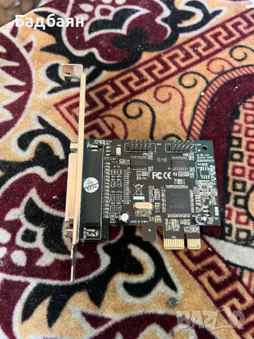 25 пина карта за принтер PCI-E x1, снимка 1 - Кабели и адаптери - 41732819