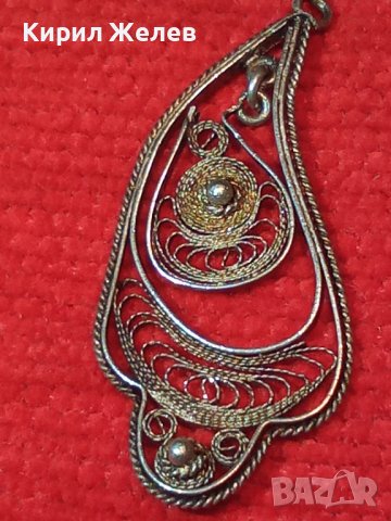 СТАРИНЕН МАЙСТОРСКА РАБОТА ФИЛИГРАННО СРЕБРО МЕДАЛЬОН 15513, снимка 2 - Антикварни и старинни предмети - 30331193