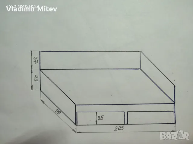 Легло от масивна дървесина - чам, снимка 7 - Спални и легла - 48949712