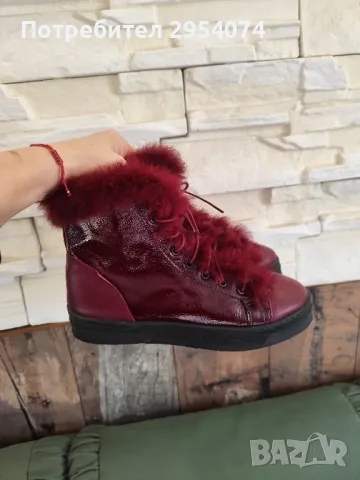 естествена кожа и естествен косъм 39лв-65лв, снимка 4 - Дамски боти - 48654440