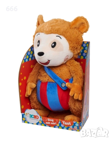 Музикална плюшена играчка Bobo на Simba, снимка 2 - Плюшени играчки - 51449427