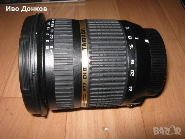 Продавам обектив Tamron SP 10-24mm 1:3,5-4,5, снимка 5 - Обективи и филтри - 53137953