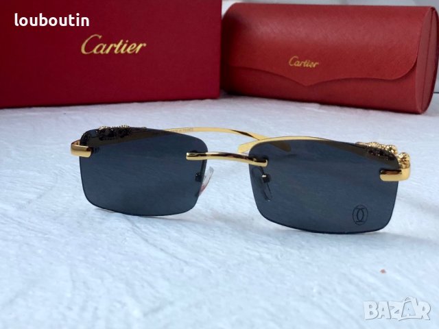 Cartier висок клас слънчеви очила Мъжки Дамски слънчеви 4 цвята, снимка 6 - Слънчеви и диоптрични очила - 41937840