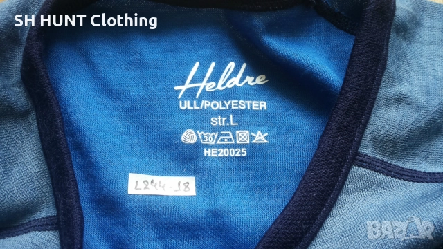 Heldre Thermo Underwear Outside 100% Merino Wool Inside 100% Polyester размер M термо блуза - 1559, снимка 8 - Екипировка - 52586546