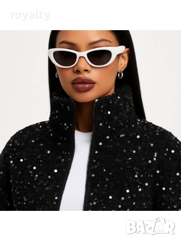 Черно Дамско Яке С Две Лица , снимка 2 - Якета - 52216152