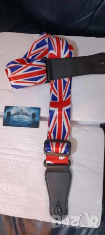 UK Flag колан за китари, снимка 2 - Китари - 41558865