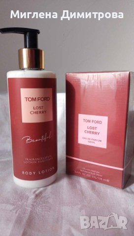 КОМПЛЕКТ ЛОСИОН ЗА ТЯЛО TOM FORD LOST CHERRY+ПАРФЮМ TOM FORD, снимка 1 - Дамски парфюми - 44306064