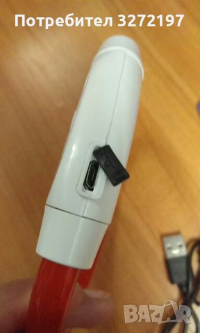 Led USB нашийник за кучета ,налични 2 цвята син и червен, снимка 9 - За кучета - 40976254