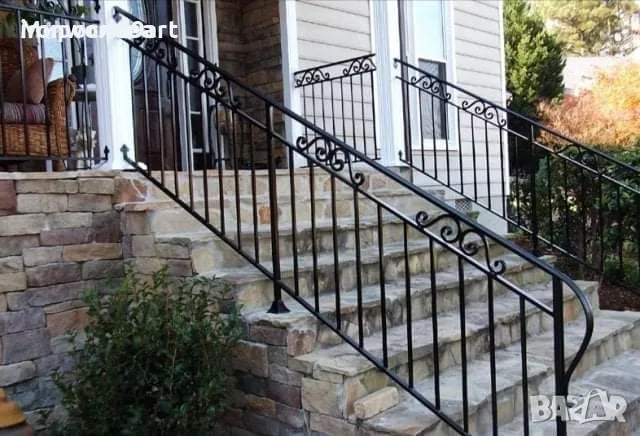 Парапети за стълбища и тераси от ковано желязо, снимка 15 - Други стоки за дома - 49708643