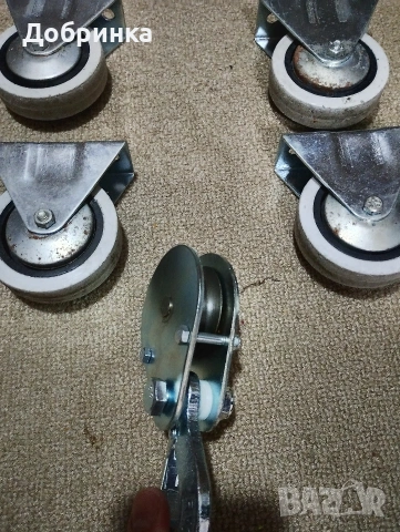 Колелца +Кука за лебедка-200.кг, снимка 3 - Други - 53010279