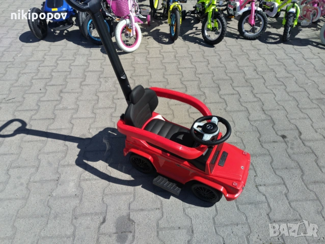 MERCEDES Кола за яздене с дръжка Mercedes-benz G350d червен, снимка 10 - Други - 53849733