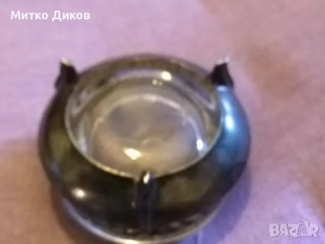 РУСКА съд за хайвер Н-32мм и фи 40 и 55мм  Мелхиор СССР с лъжичка 75мм, снимка 10 - Колекции - 49470434