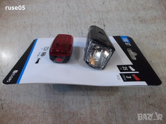 КОМПЛЕКТ"ELOPS"LED ФАР И СТОП ЗА ВЕЛОСИПЕД ST 110 НА БАТЕРИИ, снимка 10 - Аксесоари за велосипеди - 35686031