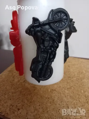 Ръчно правена свещ с мотори