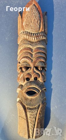 Стара уникална дървена маска от Камбоджа