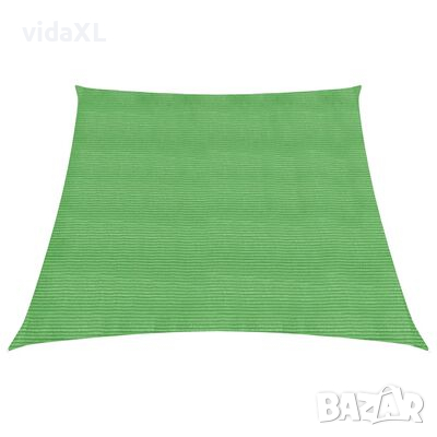 vidaXL Платно-сенник, 160 г/м², светлозелено, 4/5x3 м, HDPE（SKU:311325, снимка 1