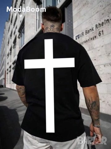 Мъжка памучна овърсайз тениска