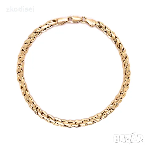 Златна мъжка гривна 6,10гр. 21,5см. 14кр. проба:585 модел:30408-5, снимка 1