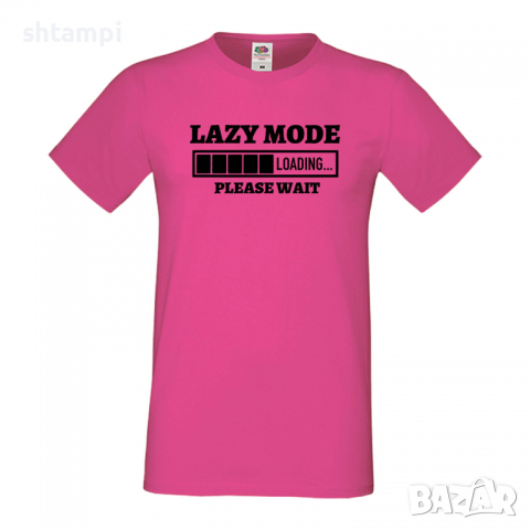 Мъжка тениска Lazy Mode Loading,Loading,Please wait,батерия,Изненада,Подарък, снимка 7 - Тениски - 36419310